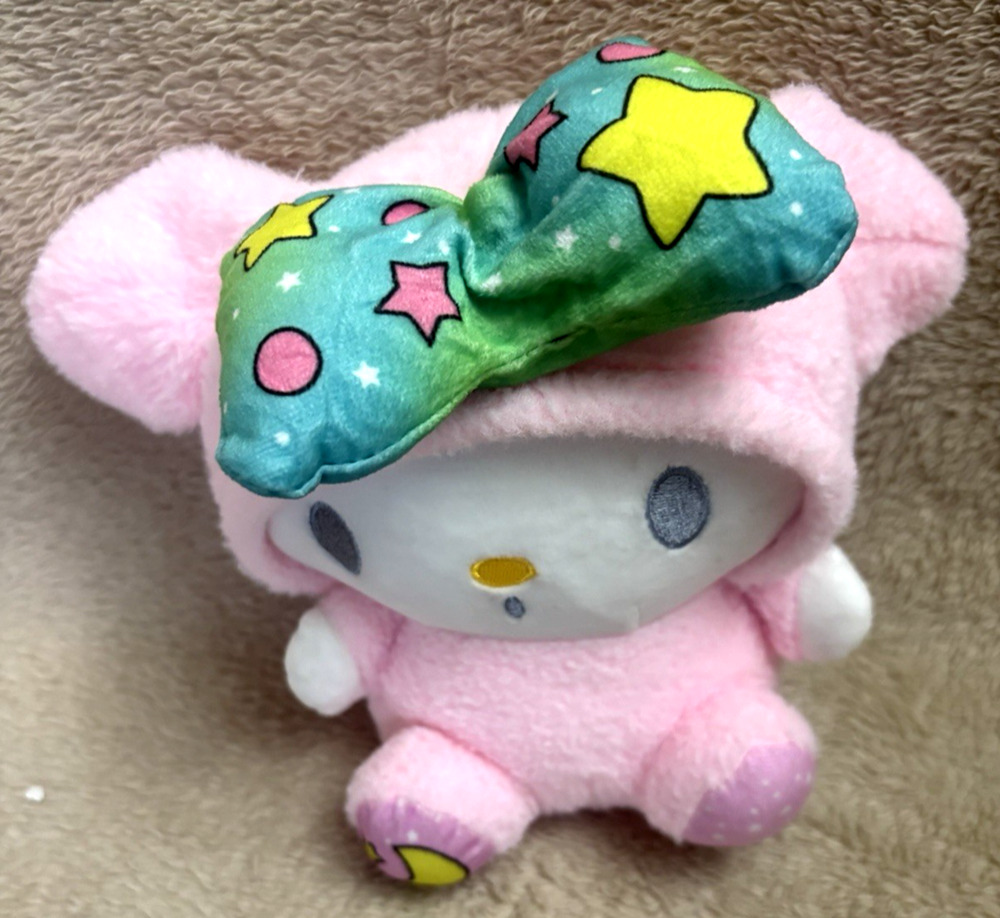 Sanrio My Melody Hello Kitty and Friends 9" Plush Stuffed Anime Star Moon Bow